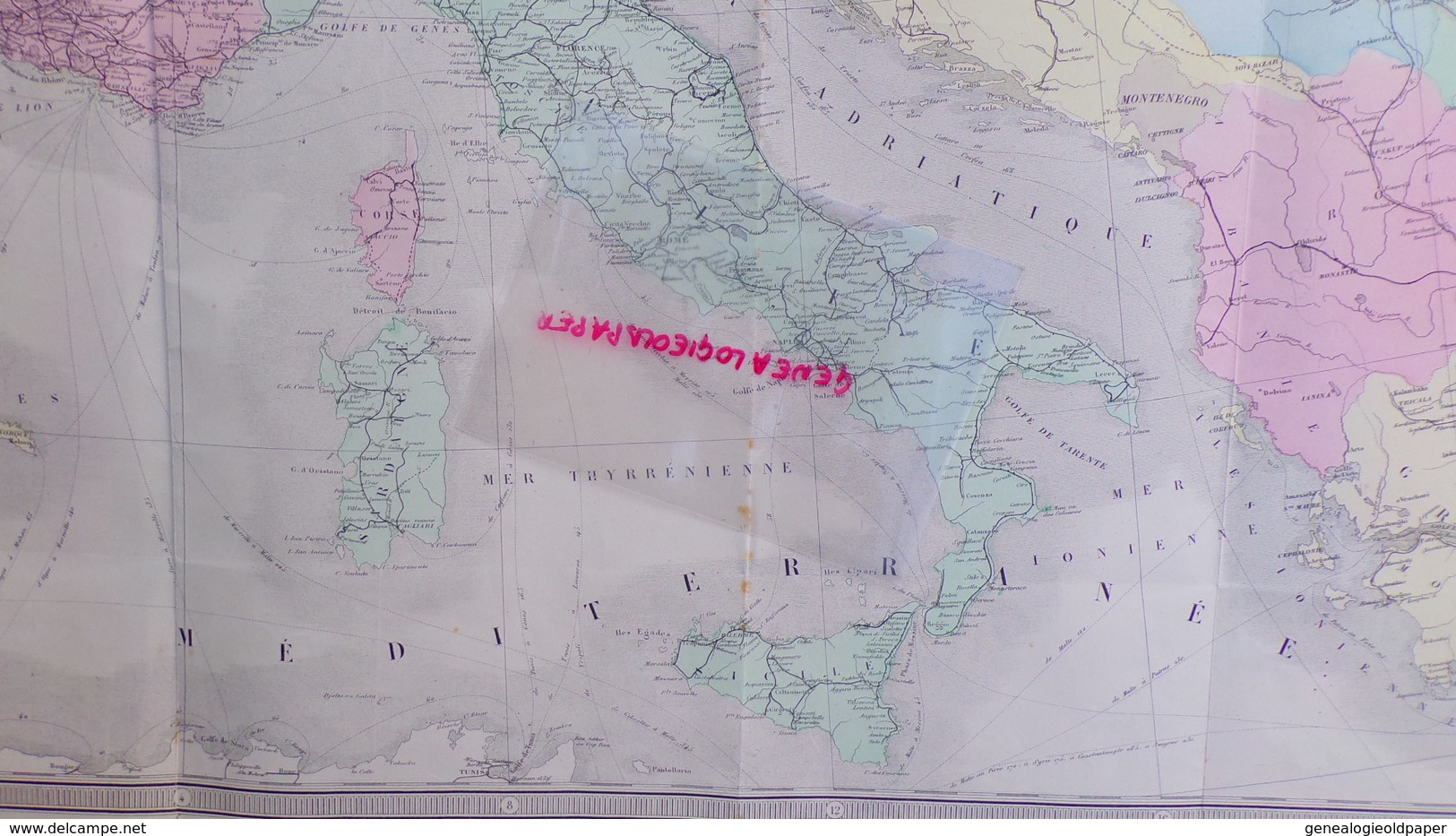 RARE AFFICHE CARTE GENERALE CHEMINS FER EUROPEENS PAR A.T. CHARTIER- GEOGRAPHIE GOBERT -LACOSTE-MIGEON- KOLLMANN