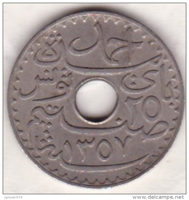 PROTECTORAT FRANCAIS. 25 CENTIMES 1938 - Tunisia