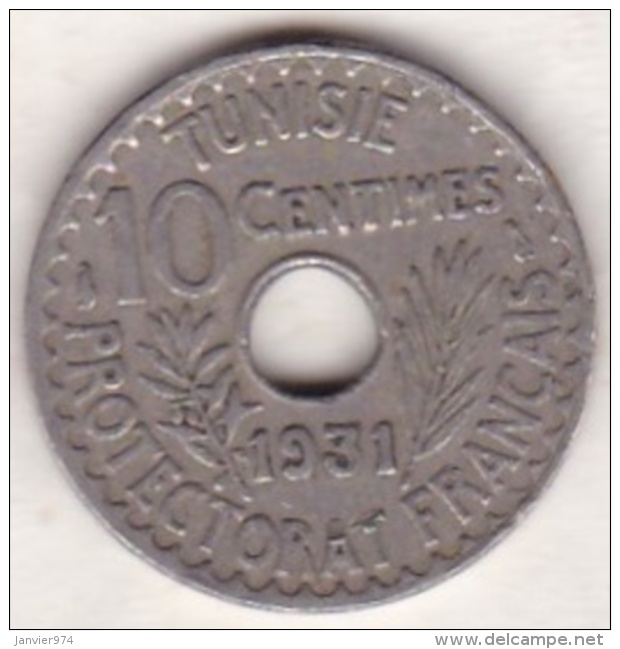 PROTECTORAT FRANCAIS. 10 CENTIMES 1931 - Tunisie