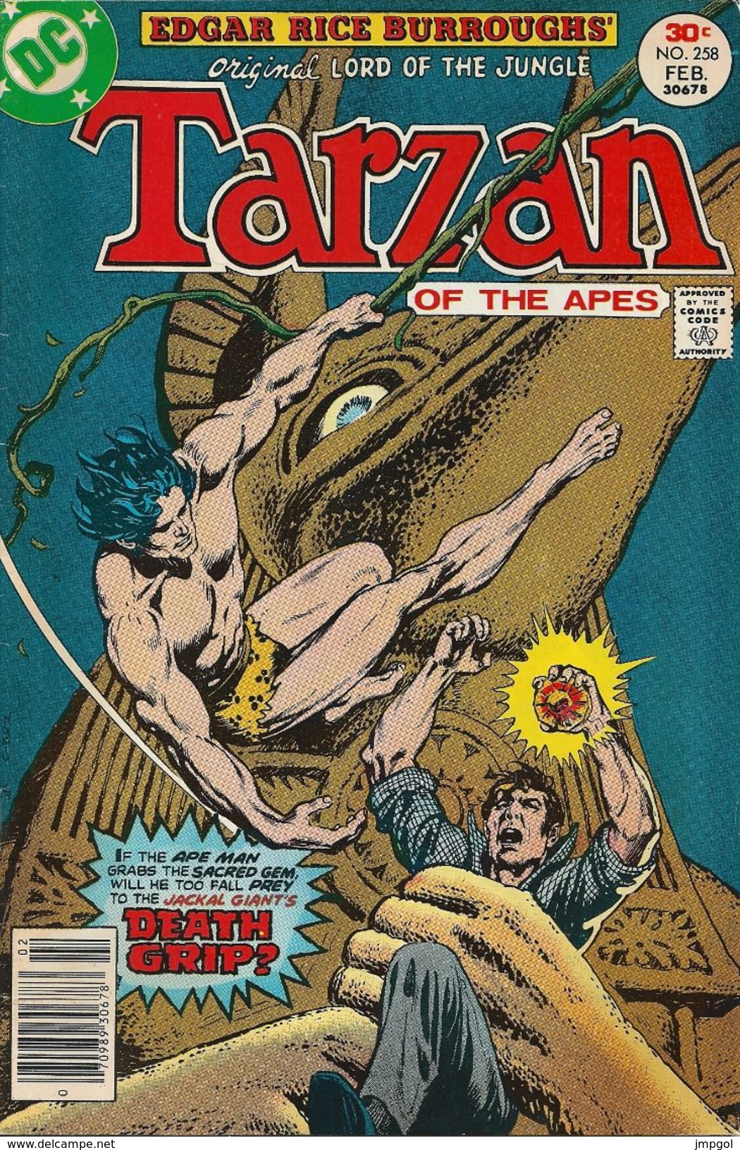 Comics Tarzan Of The Apes N° 258  Février 1977 Edgar Rice Burroughs - Altri & Non Classificati