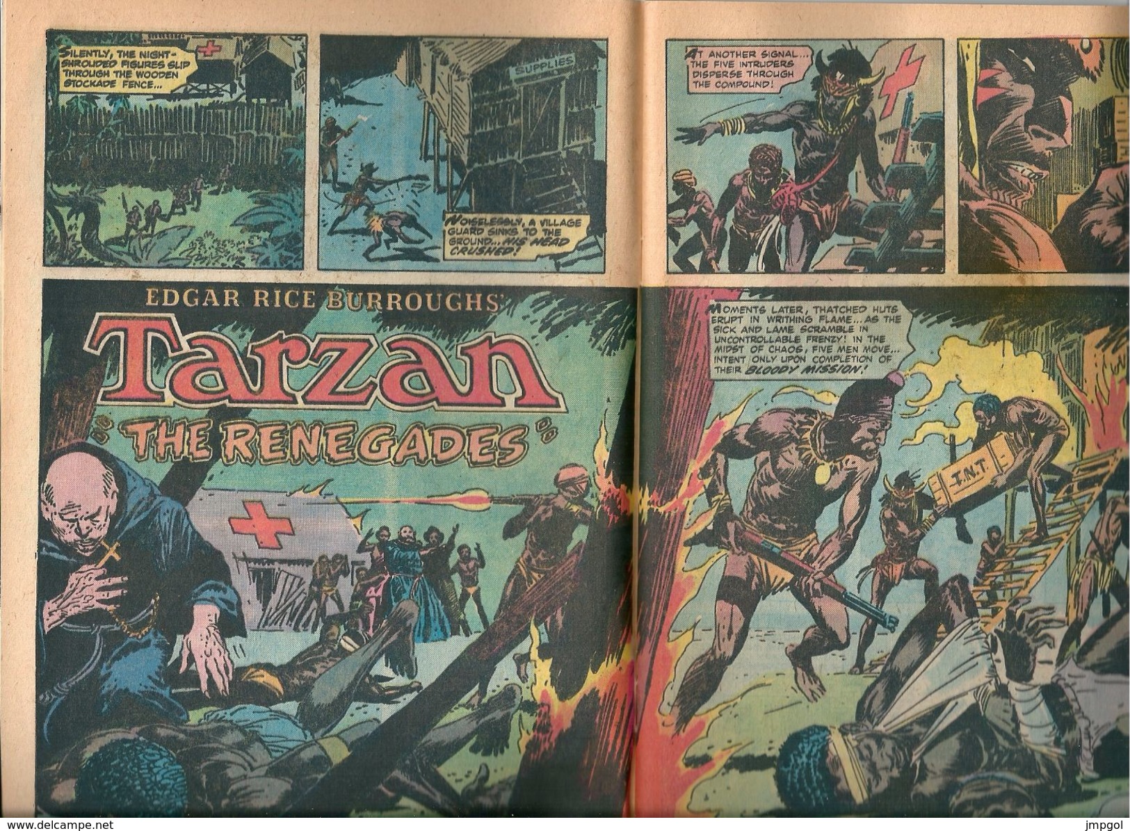 Comics Tarzan Of The Apes N° 258  Février 1977 Edgar Rice Burroughs - Otros & Sin Clasificación