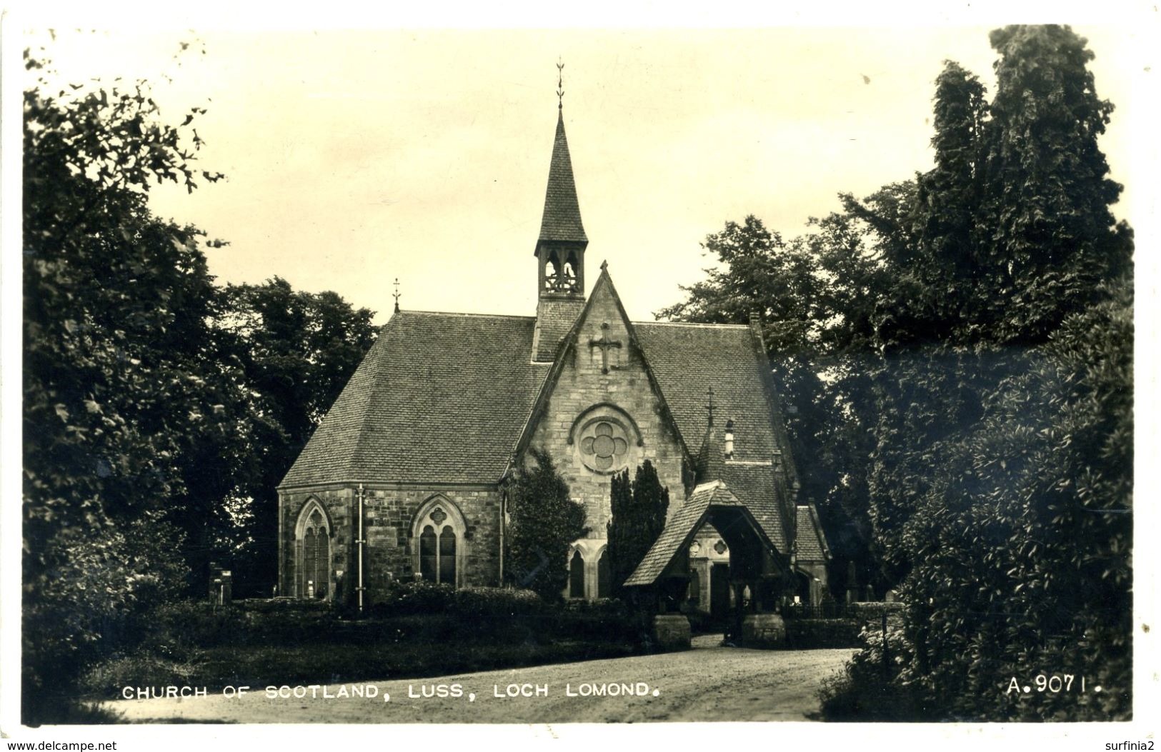 DUNBARTON - LUSS - CHURCH OF SCOTLAND RP  Dun43 - Dunbartonshire