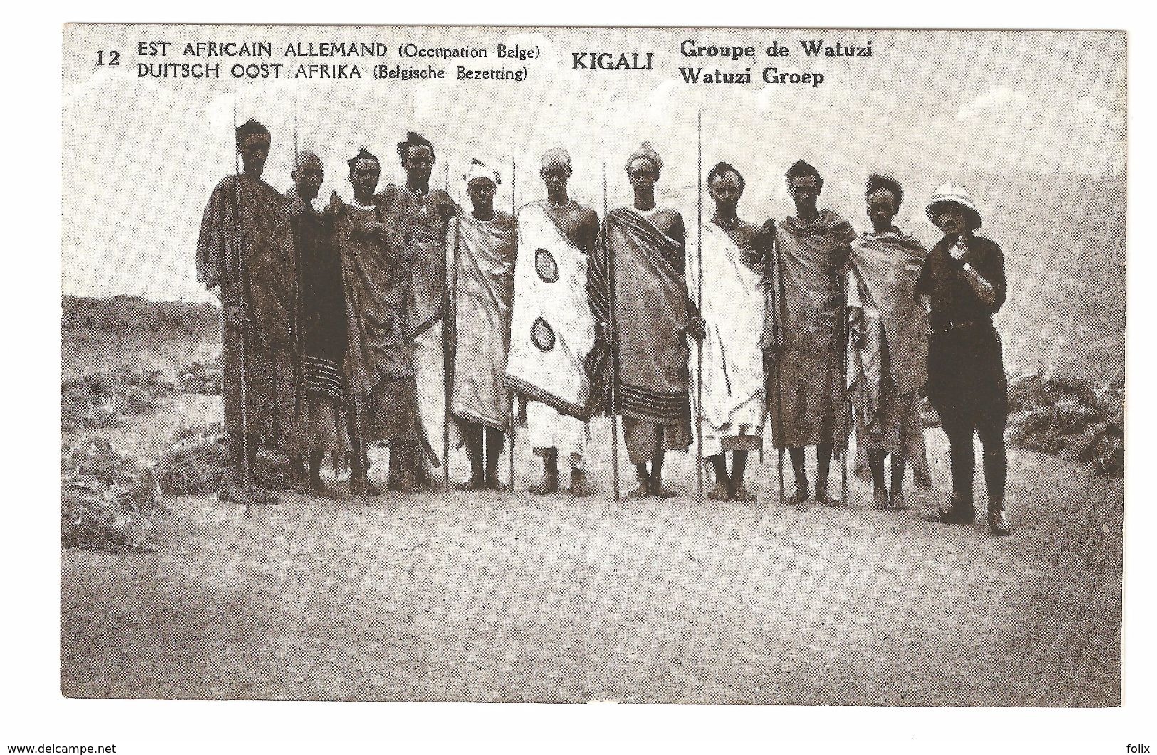 Duitsch Oost Afrika / Est Africain Allemand - Belgische Bezetting - Advertentie Postkaart - Kigali - Watuzi Groep - 1917 - Rwanda