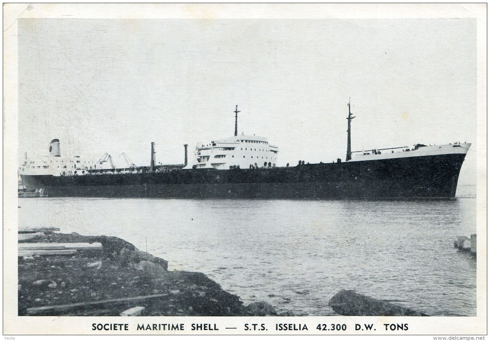 N°55046  GF-cpa S.T.S. Isselia  -ste Maritime Shell- - Cargos