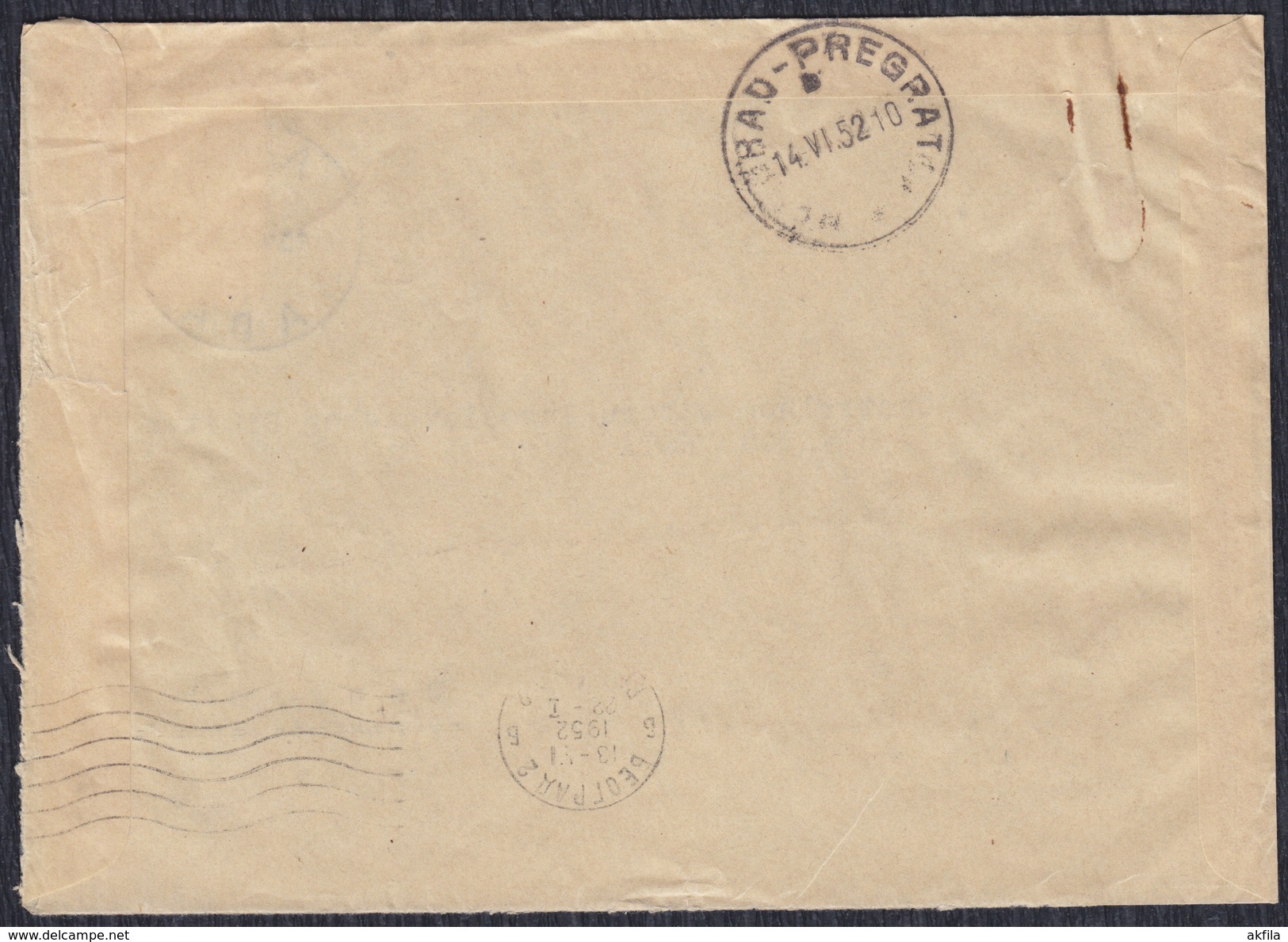 Yugoslavia 1952 Children's Week, Letter Sent From Ada To Beograd - Covers & Documents