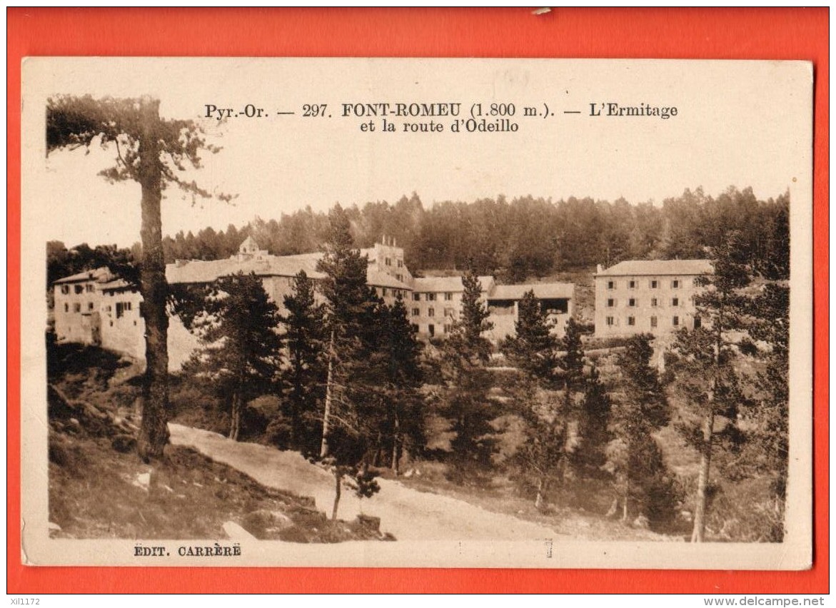 IBY-09  Pont-Romeu  L'Ermitage Et La Route D'Odeillo, Edition Carrère. Circulé Sous Enveloppe - Autres & Non Classés