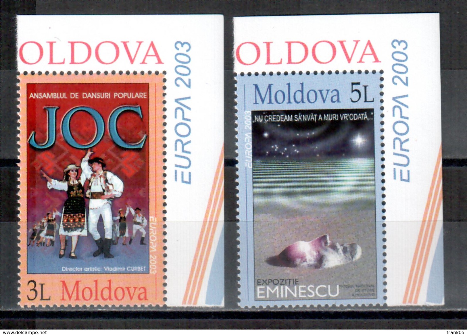 Moldawien / Moldova / Moldavie 2003 Satz/set EUROPA ** - 2003