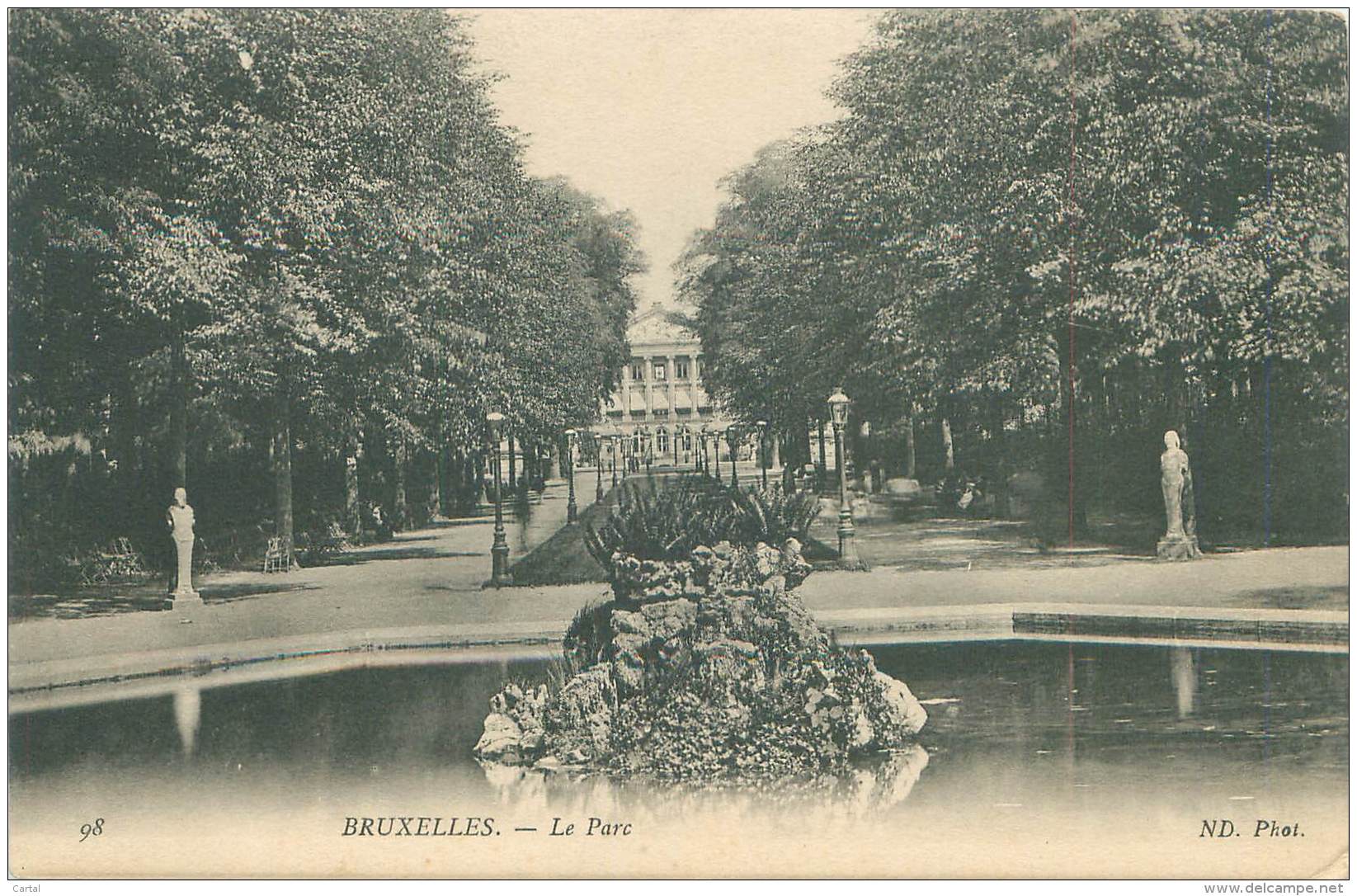 BRUXELLES - Le Parc - Bossen, Parken, Tuinen