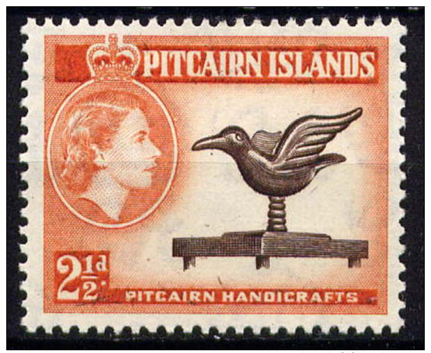 PITCAIRN - 23** - ELIZABETH II / OISEAU SCULPTE - Pitcairn