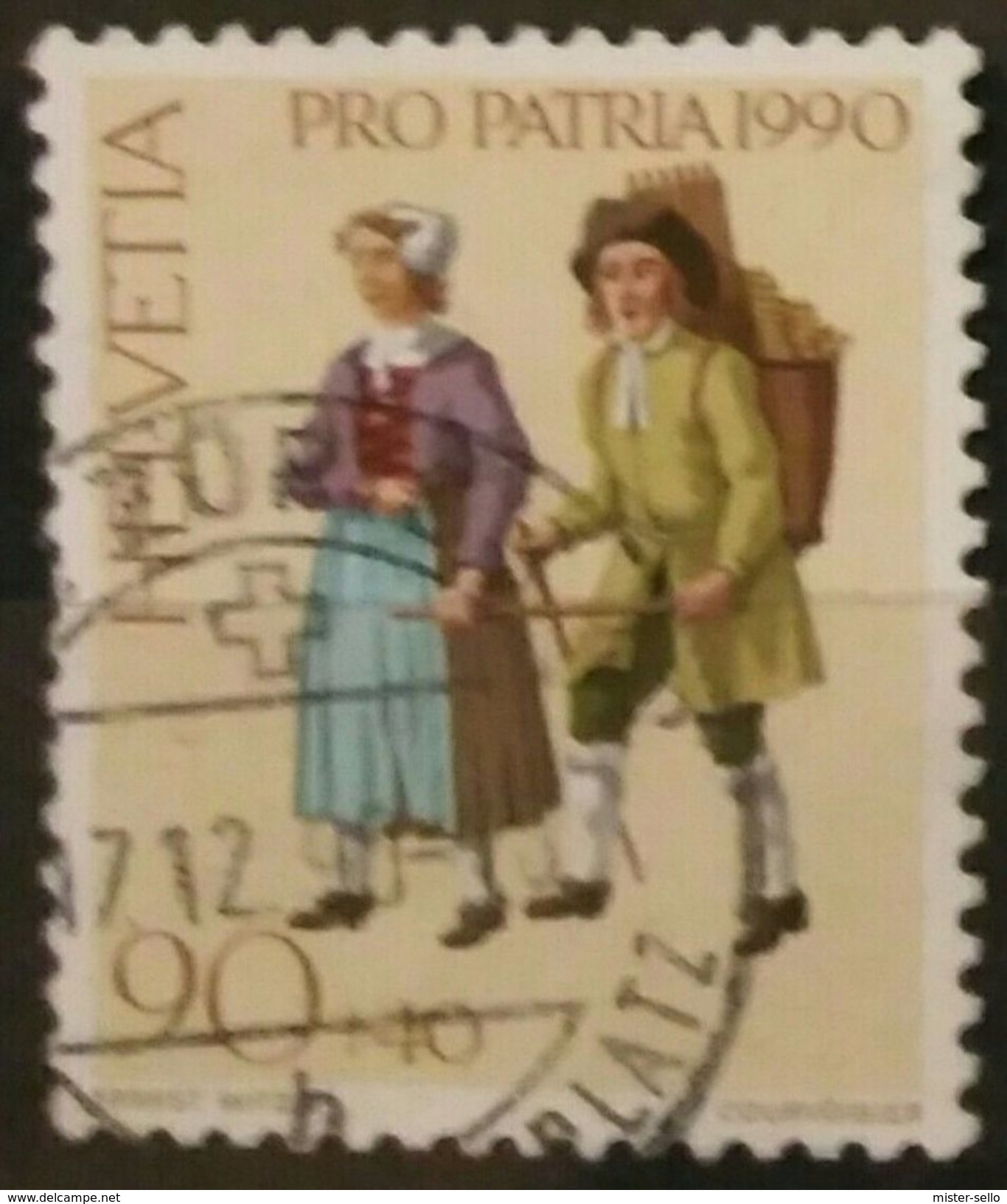 SUIZA 1990 Pro Patria- The 700th Anniversary Of The Art And Culture. USADO - USED. - Usados