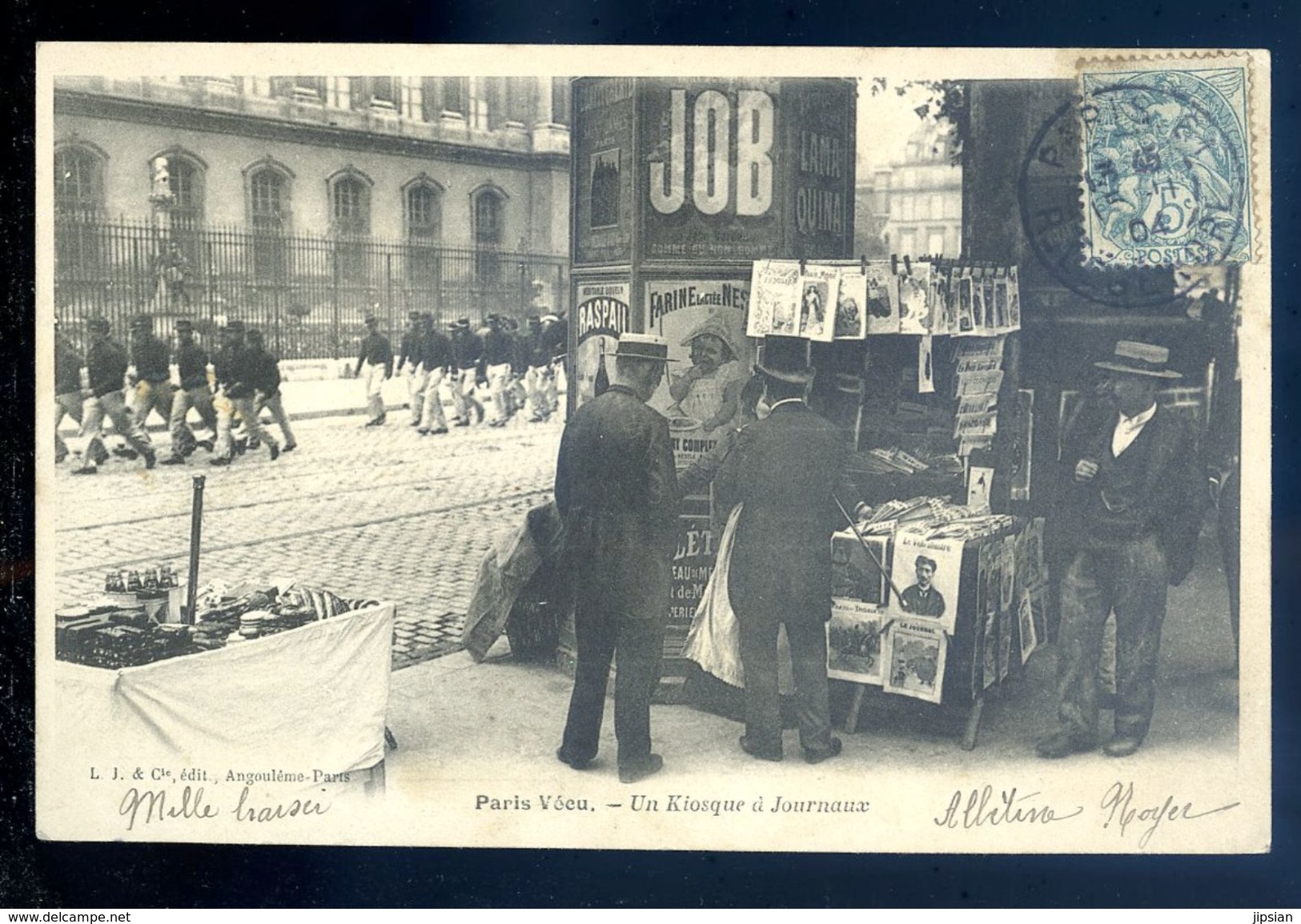 Cpa  Du 75  Paris Petits Métiers -- Un Kiosque à Journaux         Sep17-13 - Petits Métiers à Paris