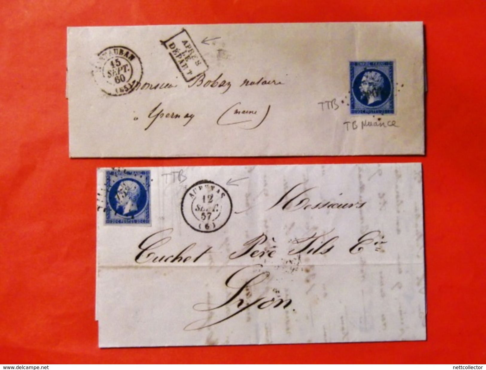 FRANCE 50 LETTRES  RARES 1852/1899 / COLLECTION SPECIALISEE MAJ TTB