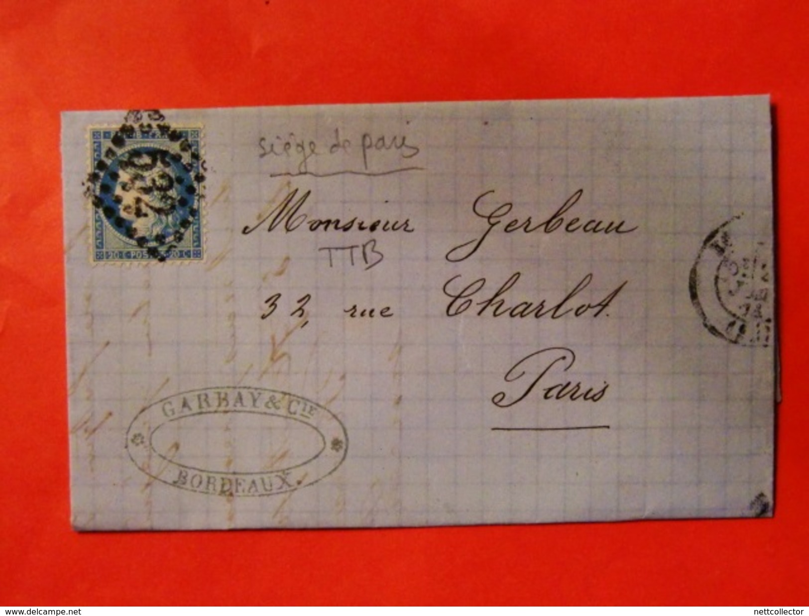 FRANCE 50 LETTRES  RARES 1852/1899 / COLLECTION SPECIALISEE MAJ TTB