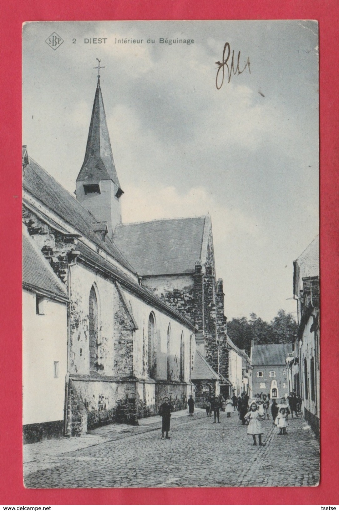 Diest - Intérieur Du Béguinage ... Geanimeerd  - 1907 - S.B.P. ( Verso Zien ) - Diest