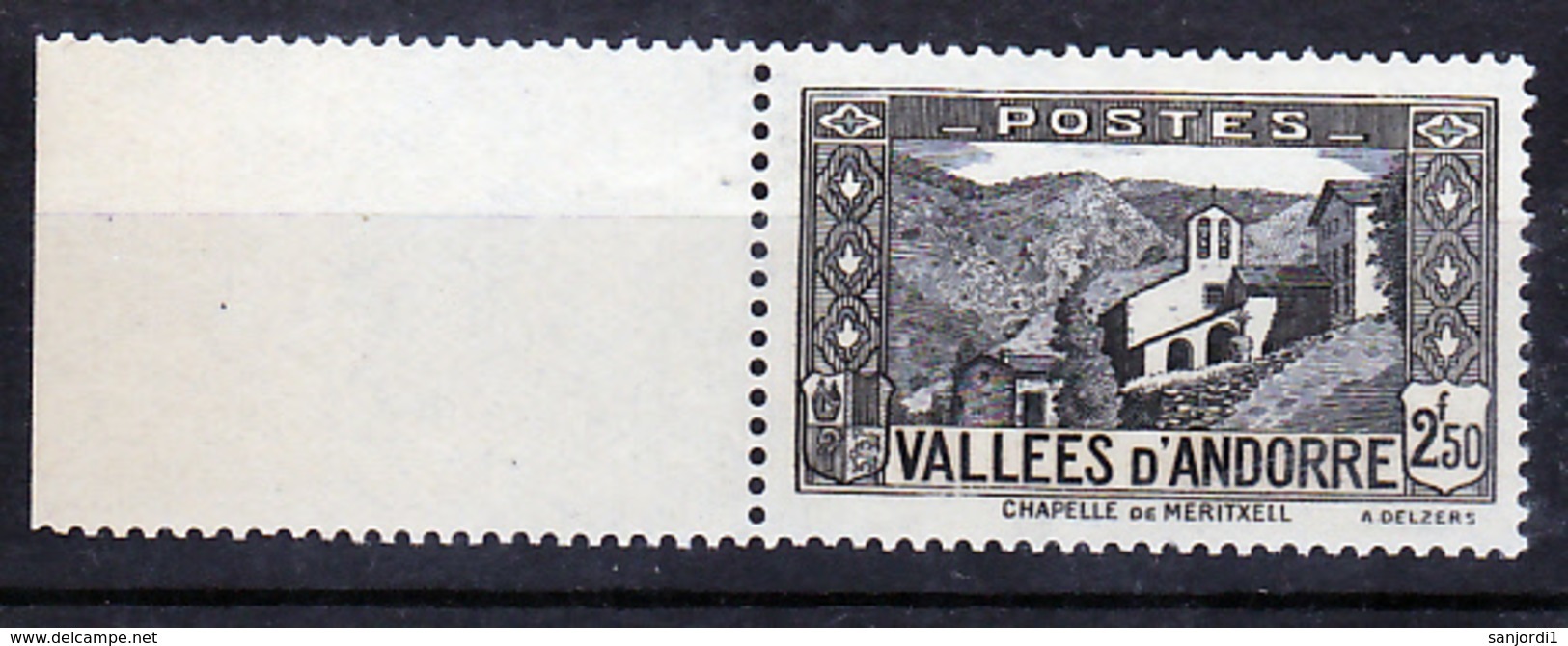 Andorre  86 Chapelle  Bdf  Neuf ** TB Mnh Sin Charnela Cote 20 - Neufs