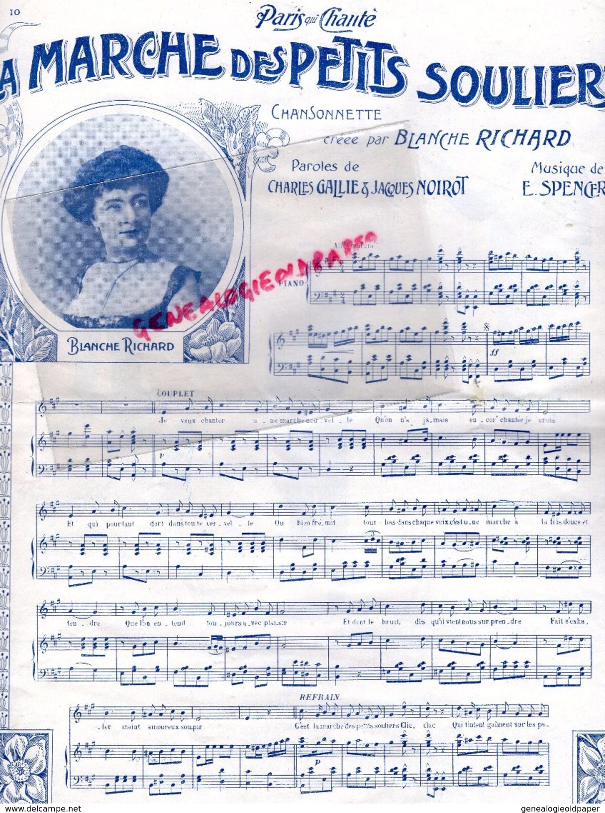 PARIS QUI CHANTE-N° 62- 27 MARS 1904- PAULETTE DARTY-POLIN- MAURICE BOUKAY-PAUL DELMET-G. MONTAYA- NINON-GUINGALETS - Scores & Partitions