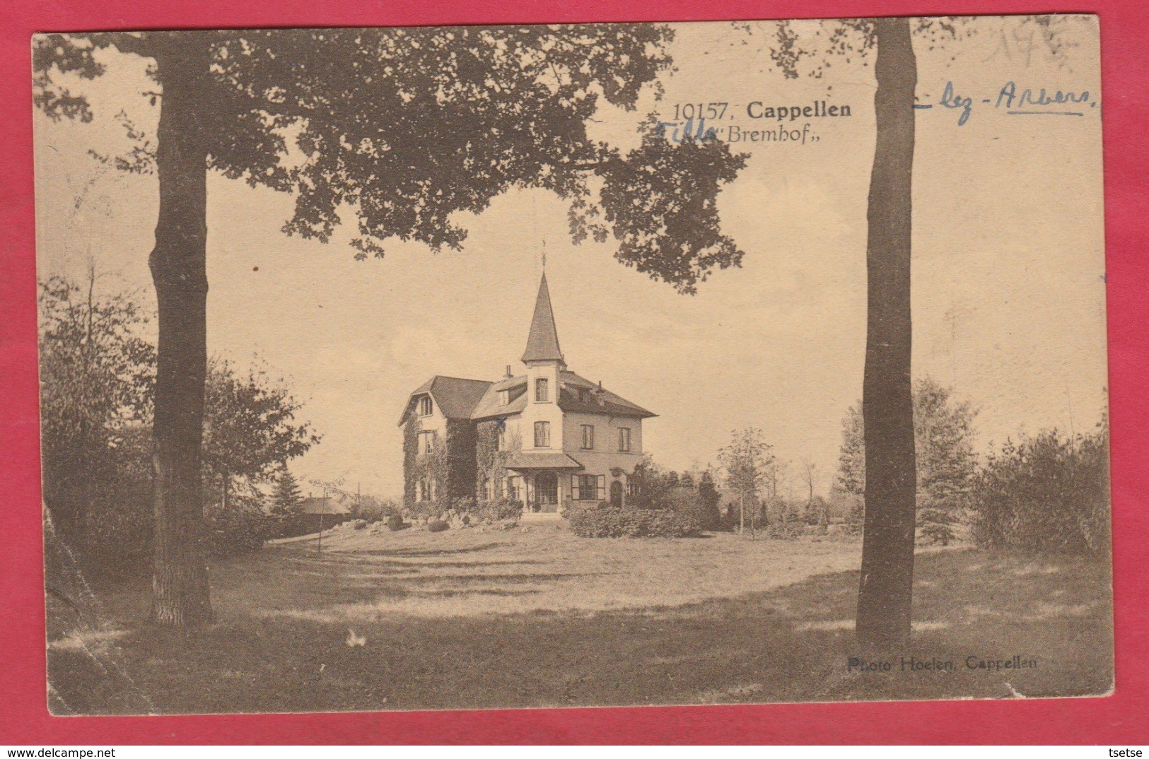 Kapellen - Villa " Bremhof "  - 1935 ( Verso Zien ) - Kapellen