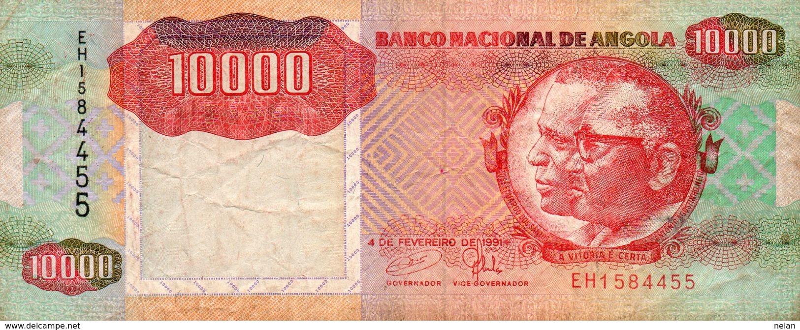 BANCONOTA ANGOLA-10000 KWANZAS -1991 P-131 - Angola