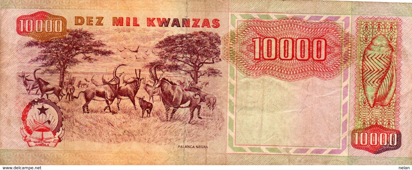 BANCONOTA ANGOLA-10000 KWANZAS -1991 P-131 - Angola