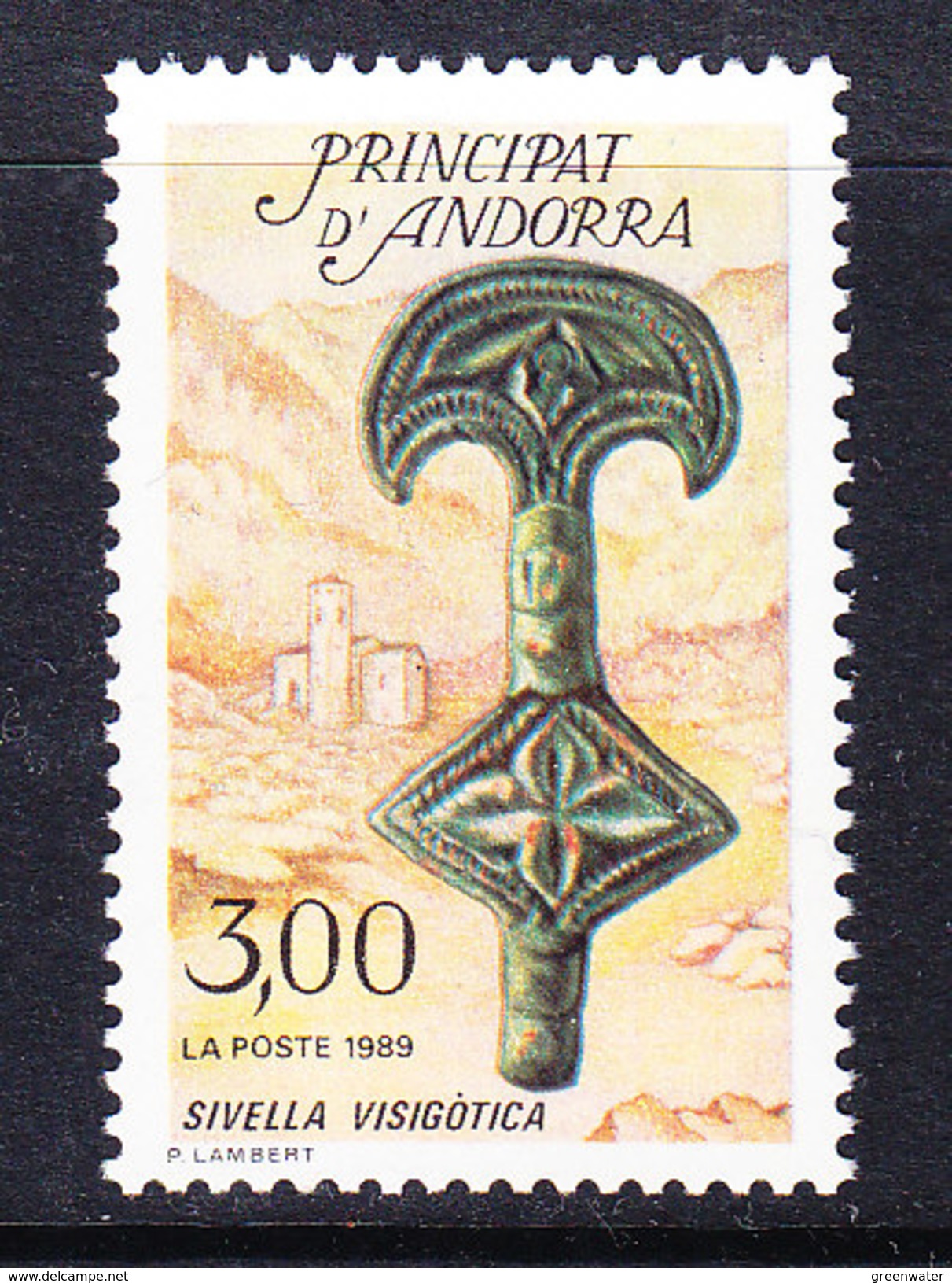 Andorra Fr. 1989  Sivella Visigotica 1v  ** Mnh (36745V) - Oblitérés