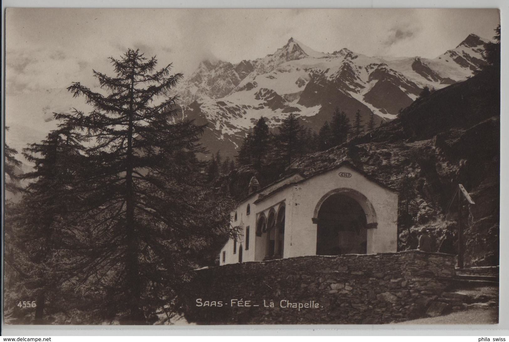 Saas-Fee - La Chapelle - Photo: Perrochet-Matile No. 4556 - Saas-Fee