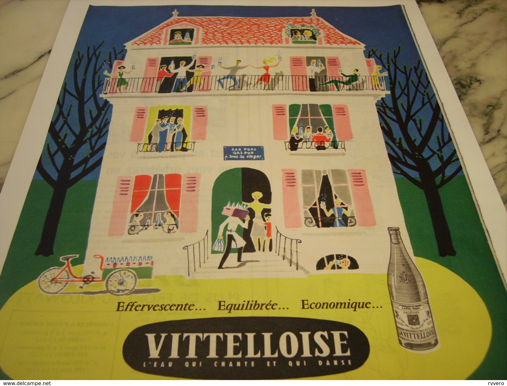 ANCIENNE PUBLICITE LA VITTELLOISE  1959 - Affiches