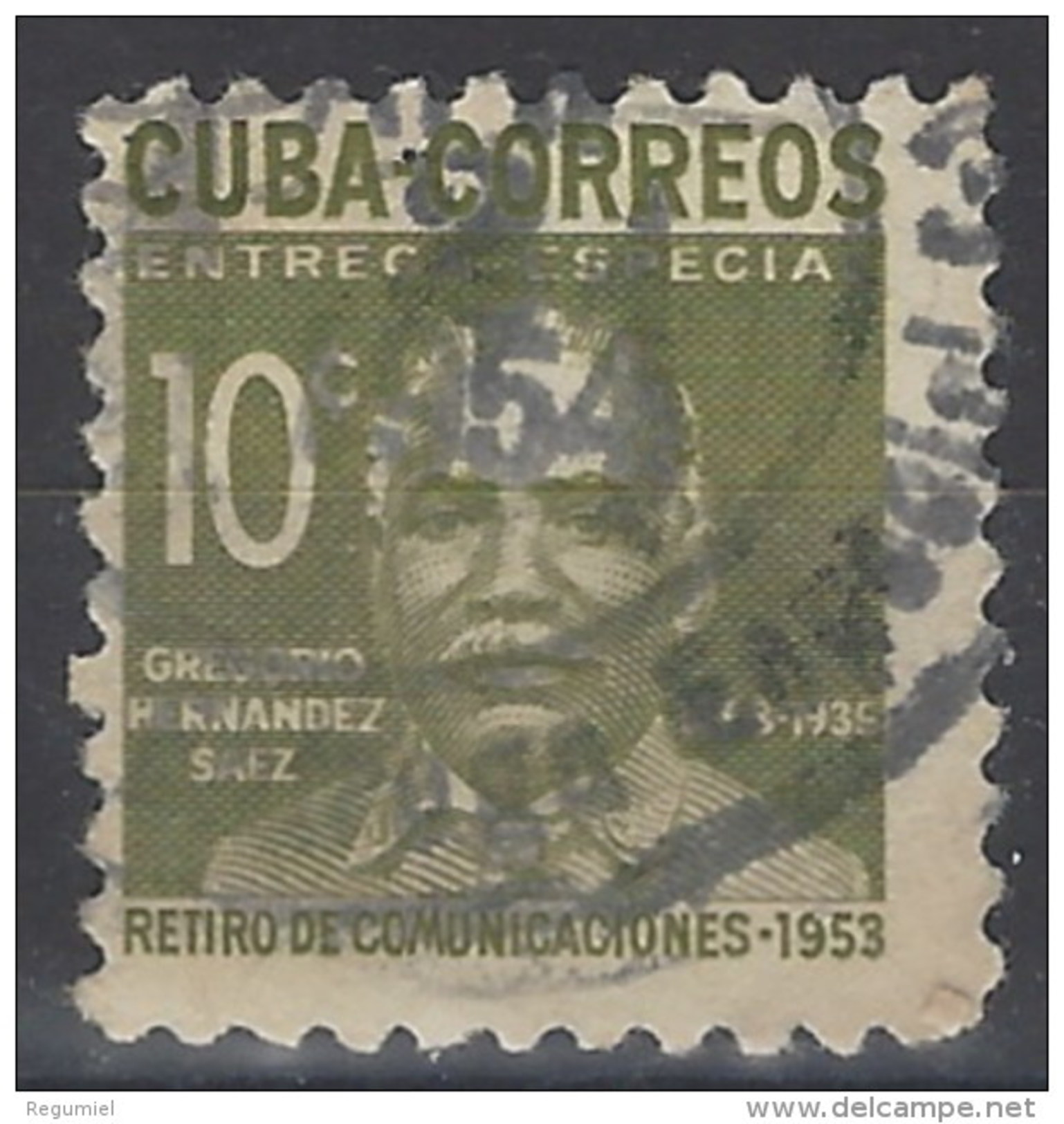 Cuba Expres U 16 (o) Usado. 1953 - Eilpost
