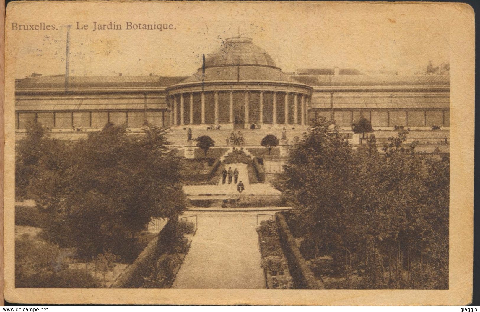 °°° 6223 - BELGIO - BRUXELLES - JARDIN BOTANIQUE - 1934 With Stamps °°° - Foreste, Parchi, Giardini