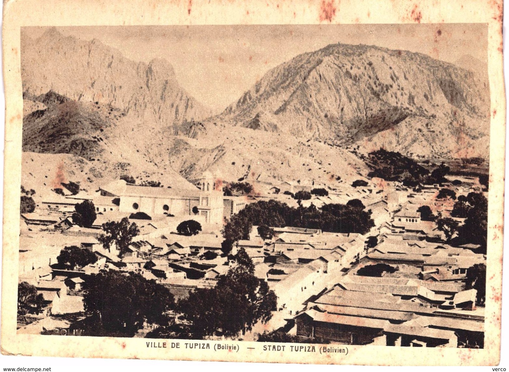 Carte Postale Ancienne De  TUPIZA - Bolivie