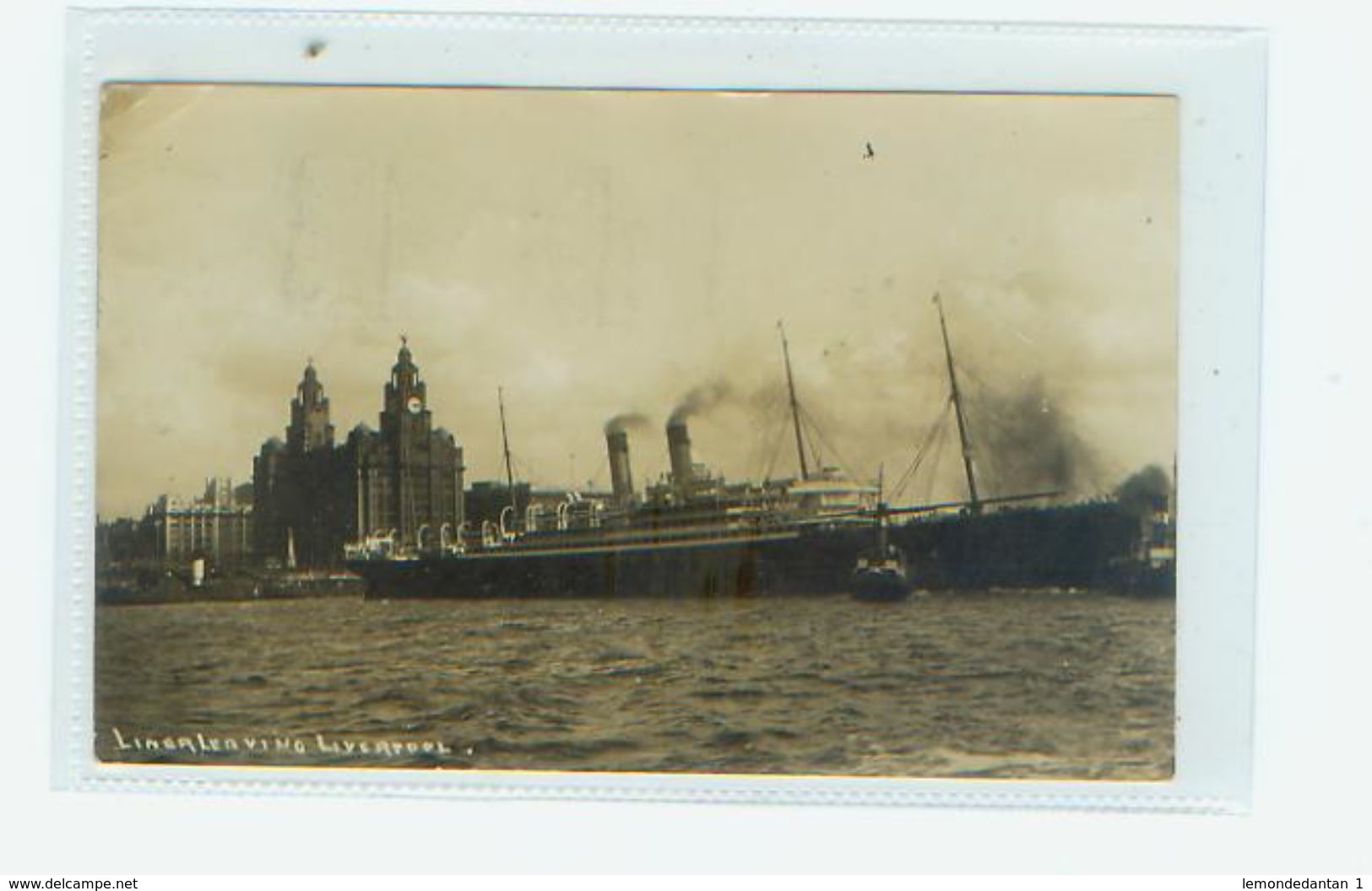 Liner Leaving Liverpool - Liverpool