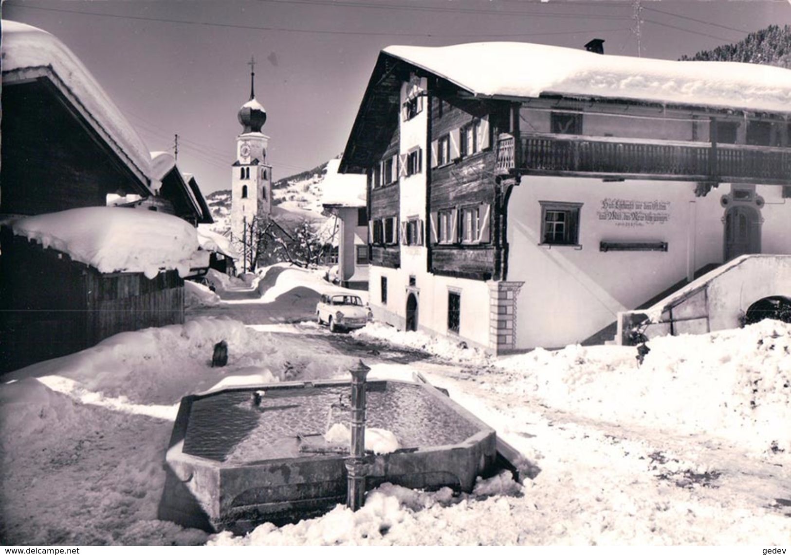 Fanas Prättigau Sous La Neige (039126) 10x15 - Fanas