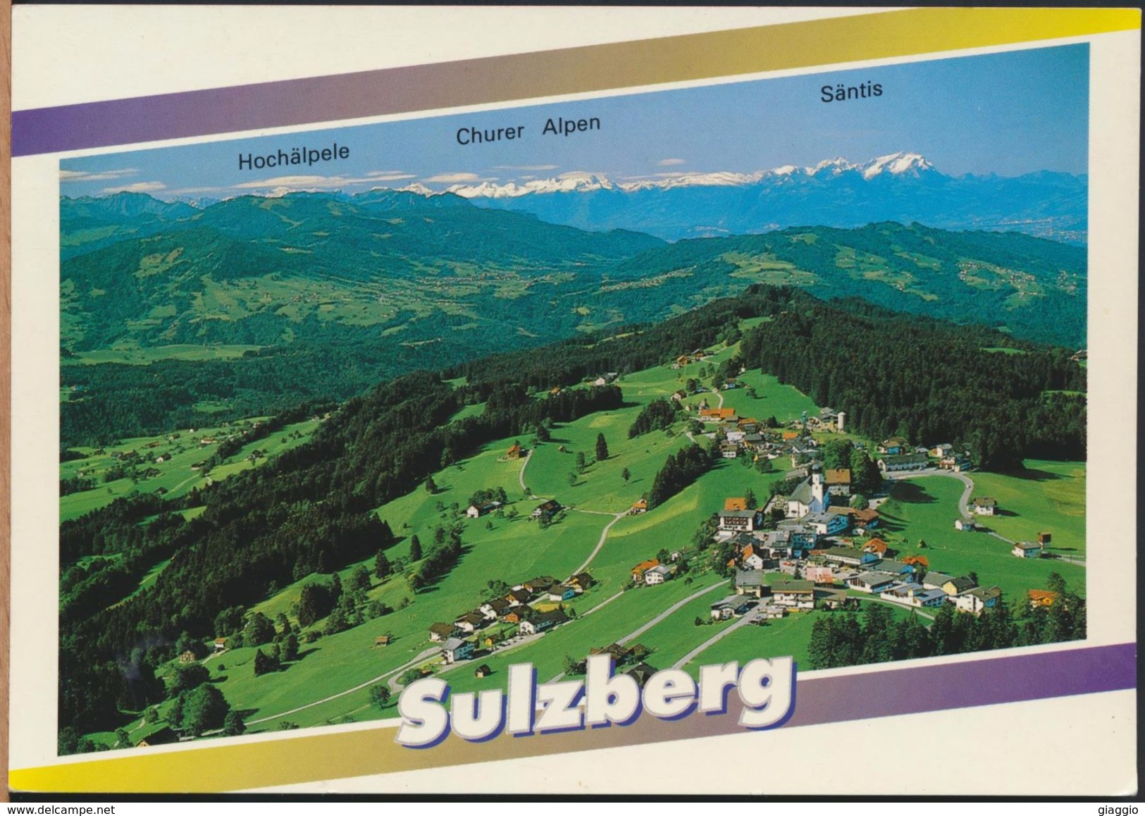 °°° 6257 - AUSTRIA - SULZBERG - BREGENZERWALD - 1994 With Stamps °°° - Bregenzerwaldorte