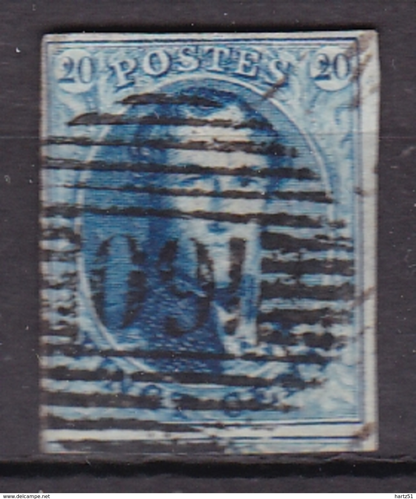 Belgique N° 11 Oblitéré - Cote : 10 &euro; - 1858-1862 Médaillons (9/12)