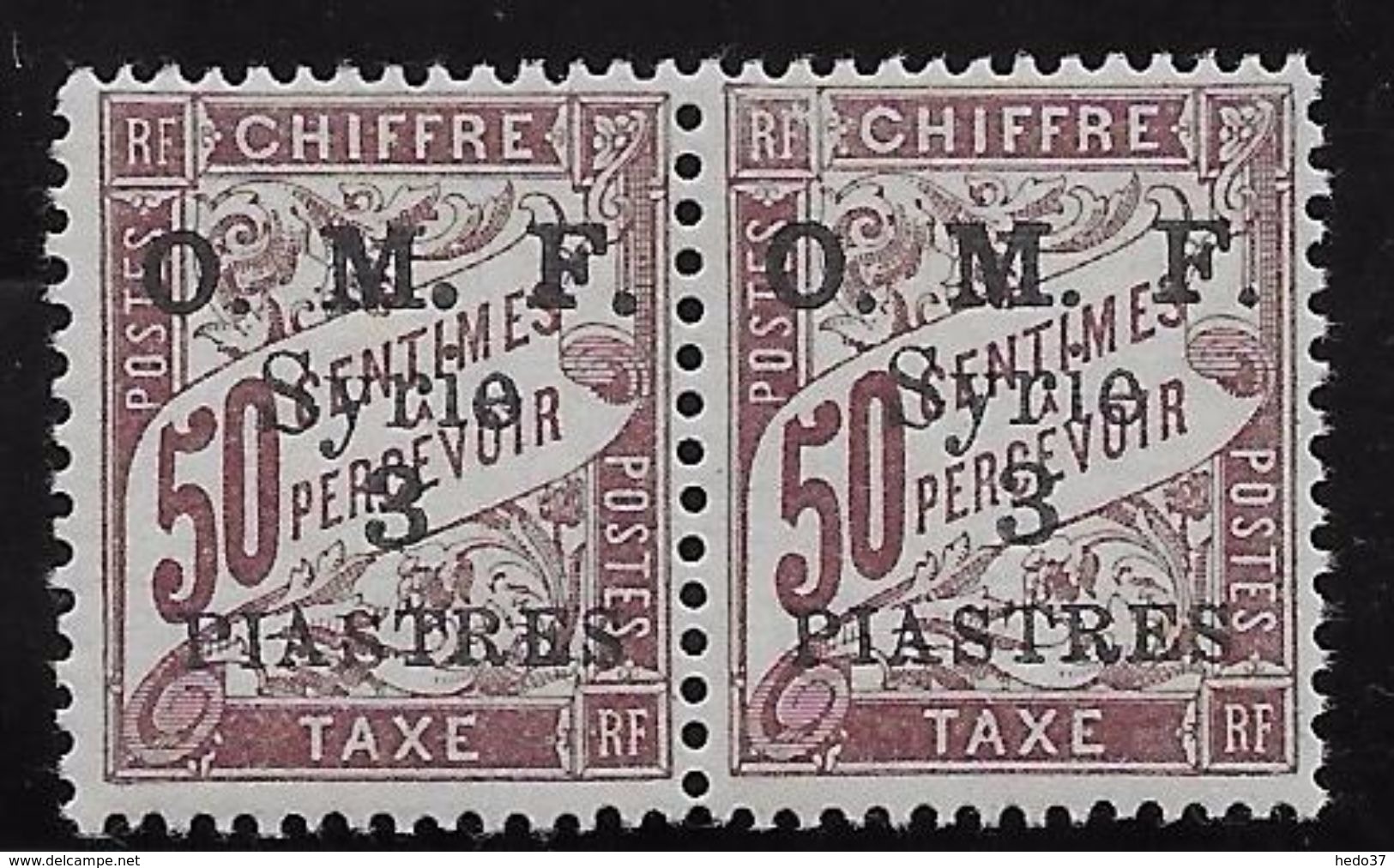 Syrie Taxe N°12 - Paire  - Neuf ** Sans  Charnière - Superbe - Postage Due