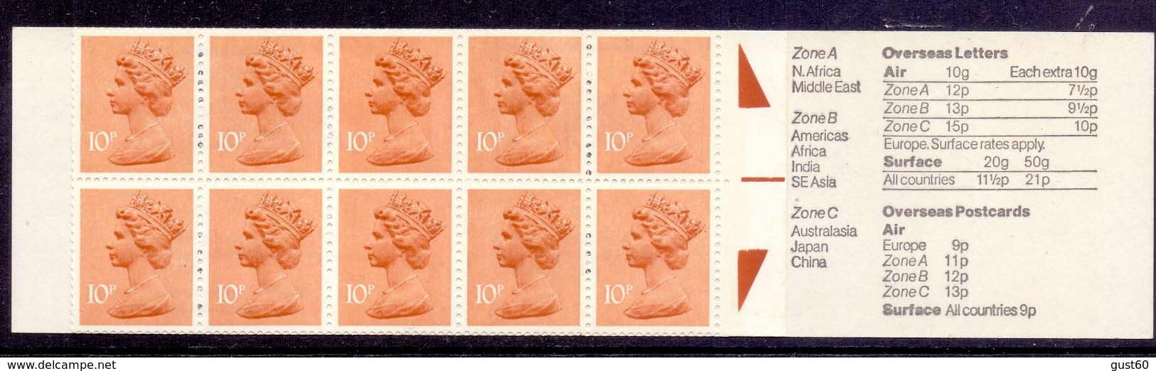 GreatBritain 1979 SG. FH1b £1 Booklet Ironbridge Right M. VARIETY MISCUT - Carnets