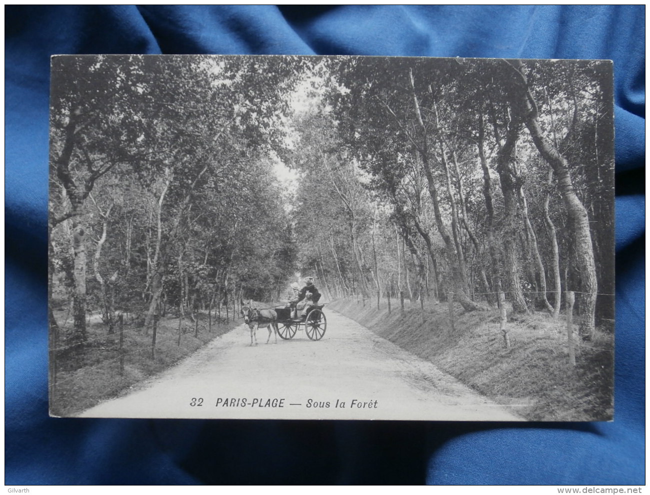 Paris Plage Sous La Forêt, Attelage - Tiachant éd. Circulée R160 - Sonstige & Ohne Zuordnung