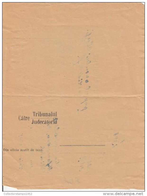 64925- INTERNATIONAL DAY OF THE CHILD, PREDEAL CHALET, STAMPS ON REGISTERED DOCUMENT, 1954, ROMANIA - Briefe U. Dokumente