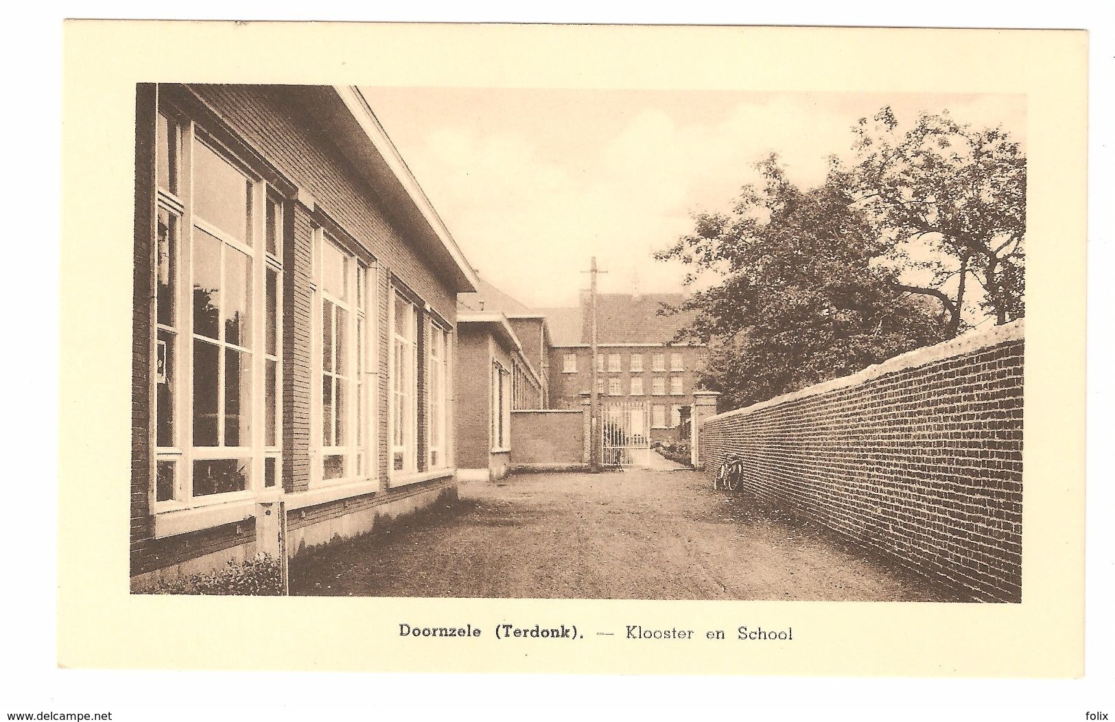 Doornzele (Terdonk) - Klooster En School - Uitgave Camile Bundervoet Pasteibakker Doornzeledries - Evergem