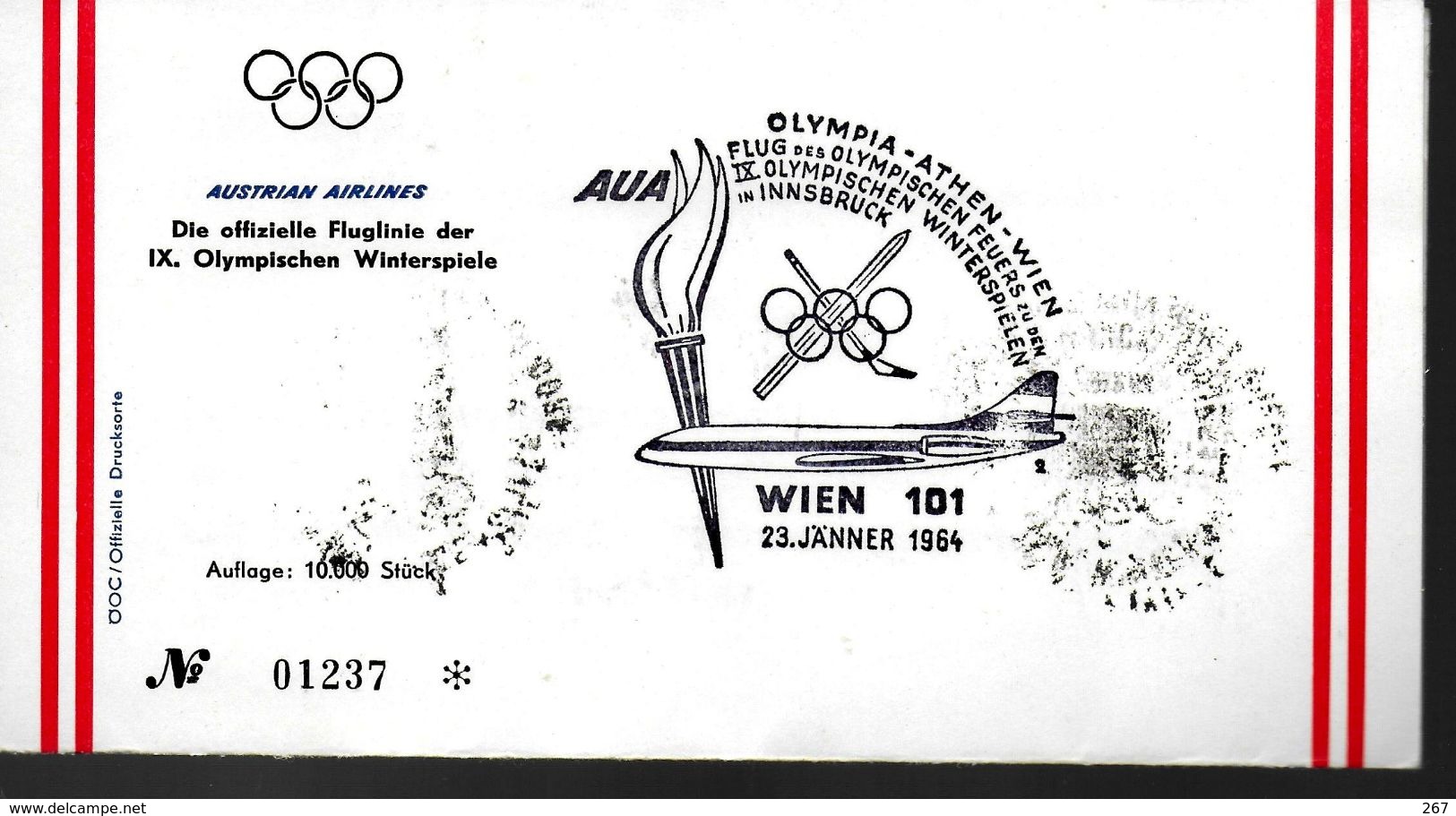 AUTRICHE  FDC Recommande  Innsbruck Jo 1976 Saut A Ski Hockey Sur Glace Bobsleigh Luge Patinage Tir Biathlon Ski De Fond - Hockey (Ice)