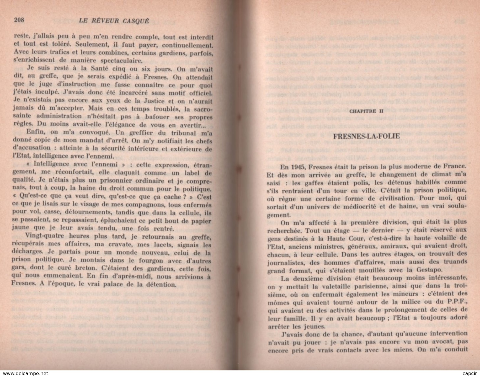 1944-45 Un Rescapé De La Division ''Charlemagne'' Du Front De L'est à La Prison De Clairvaux (3 Scannes) - 1939-45