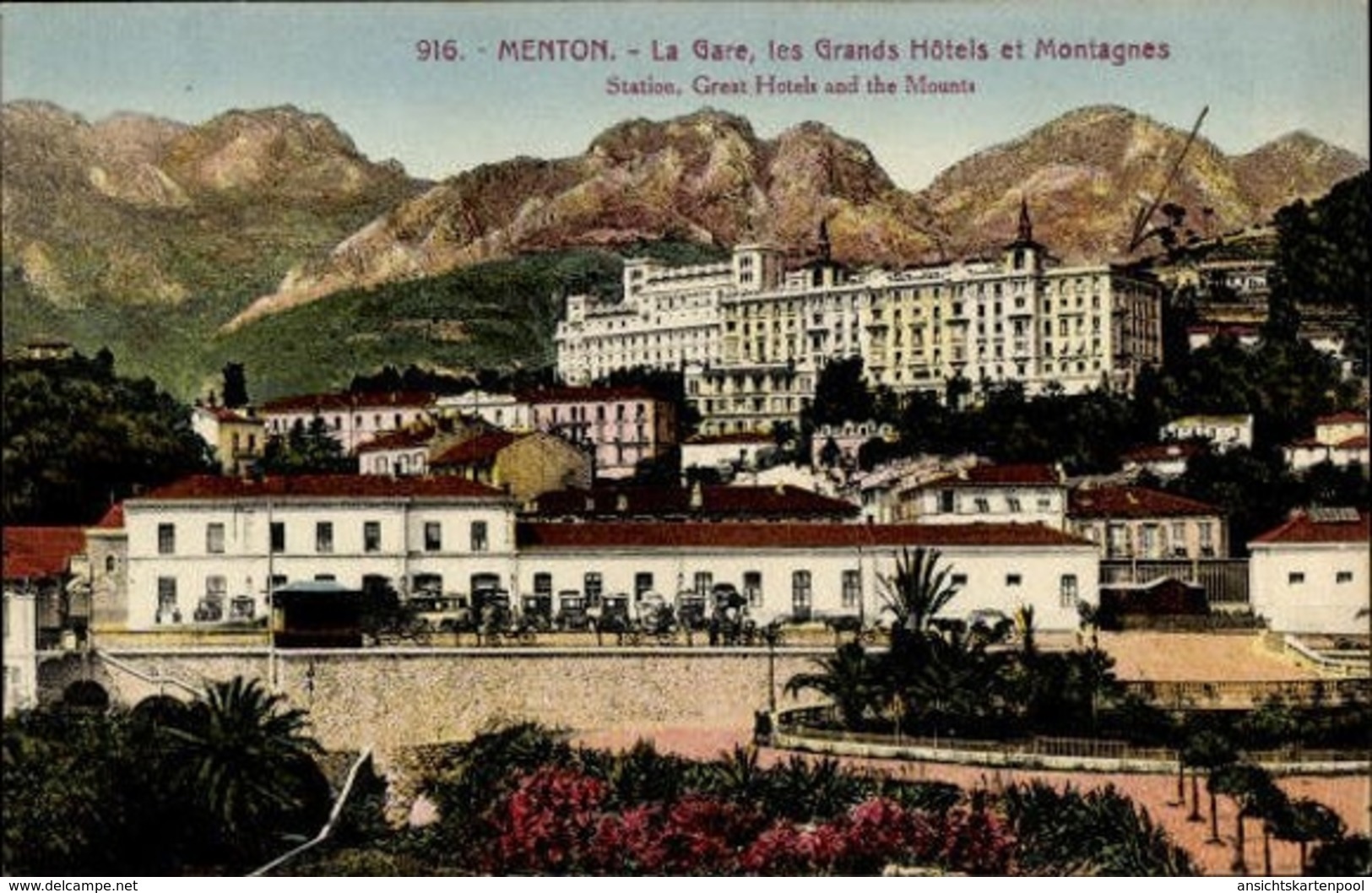 10 Alte Ansichtskarten Menton Alpes Maritimes, Diverse Ansichten - Autres & Non Classés