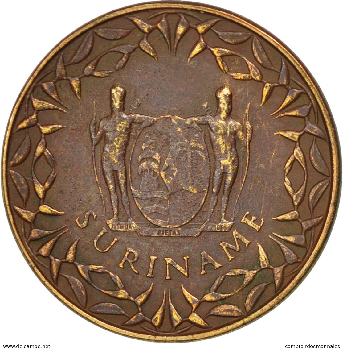 Monnaie, Surinam, Cent, 1966, TTB, Bronze, KM:11 - Suriname 1975 - ...