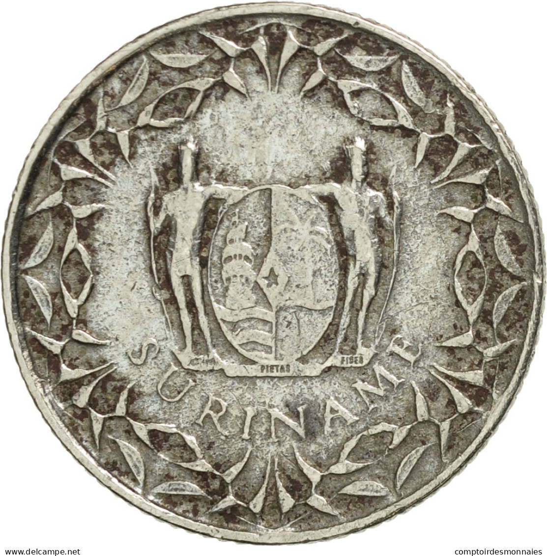 Monnaie, Surinam, 10 Cents, 1962, TTB, Copper-nickel, KM:13 - Suriname 1975 - ...