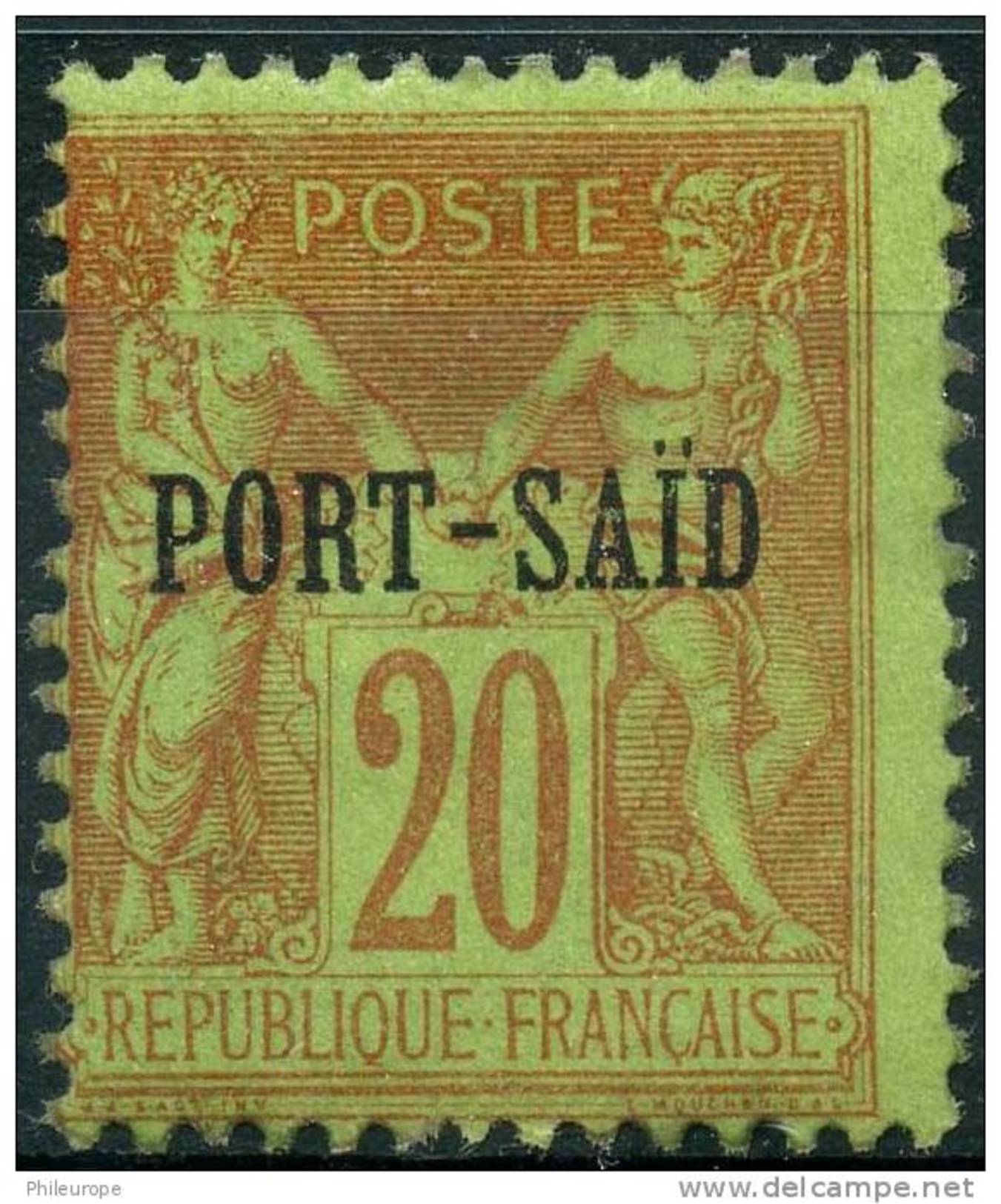 Port-Said (1899) N 10 * (charniere) - Neufs