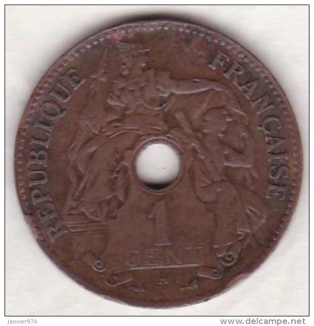 Indochine Française. 1 Cent 1903 A. Bronze - Indochine