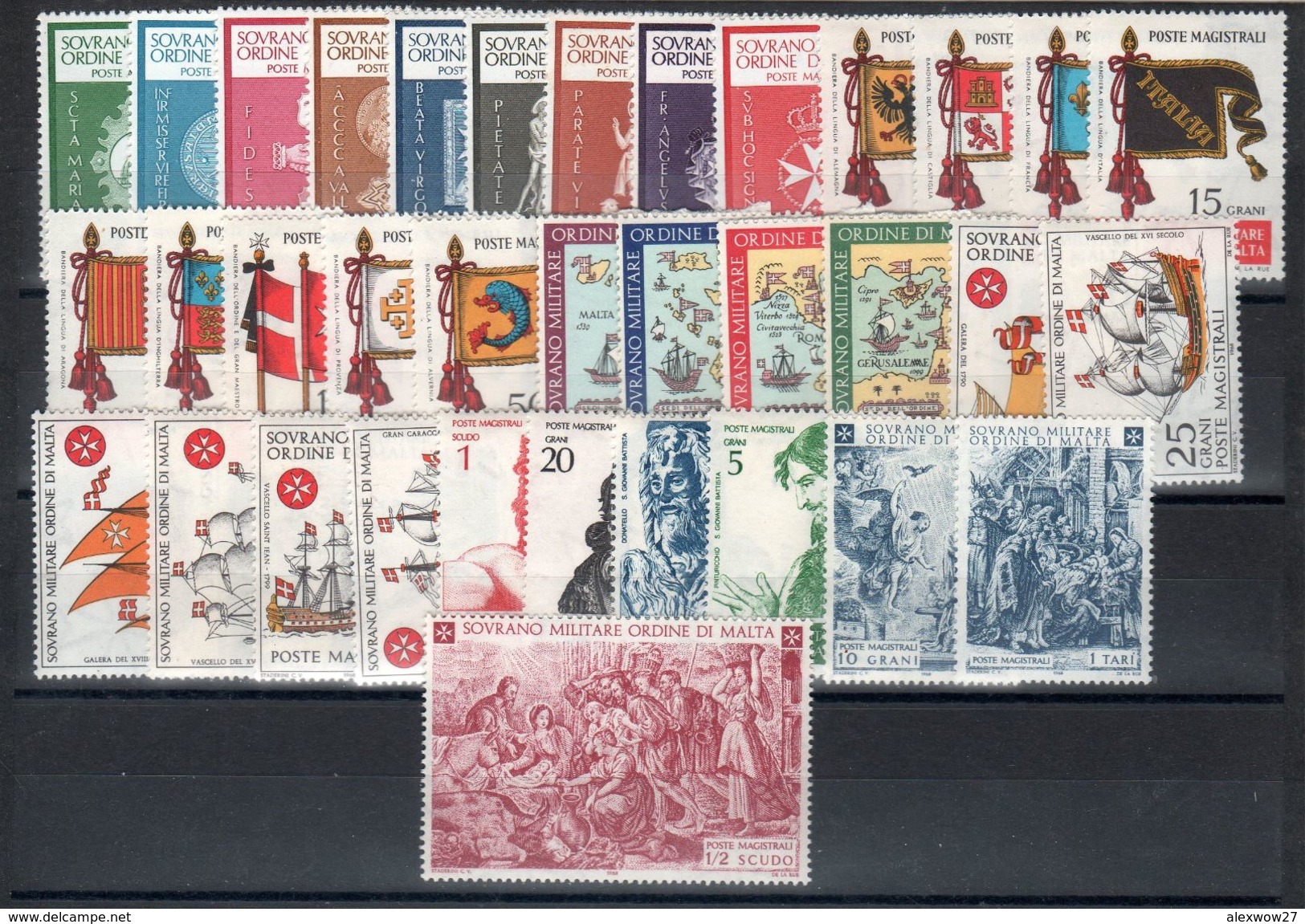 Smom 1966-1968  --Annate Complete   --- Years Complete ** MNH - Sovrano Militare Ordine Di Malta