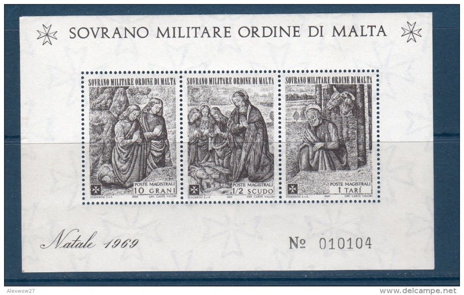 Smom 1969  --Annata Completa + 1BF --- ** MNH - Malte (Ordre De)