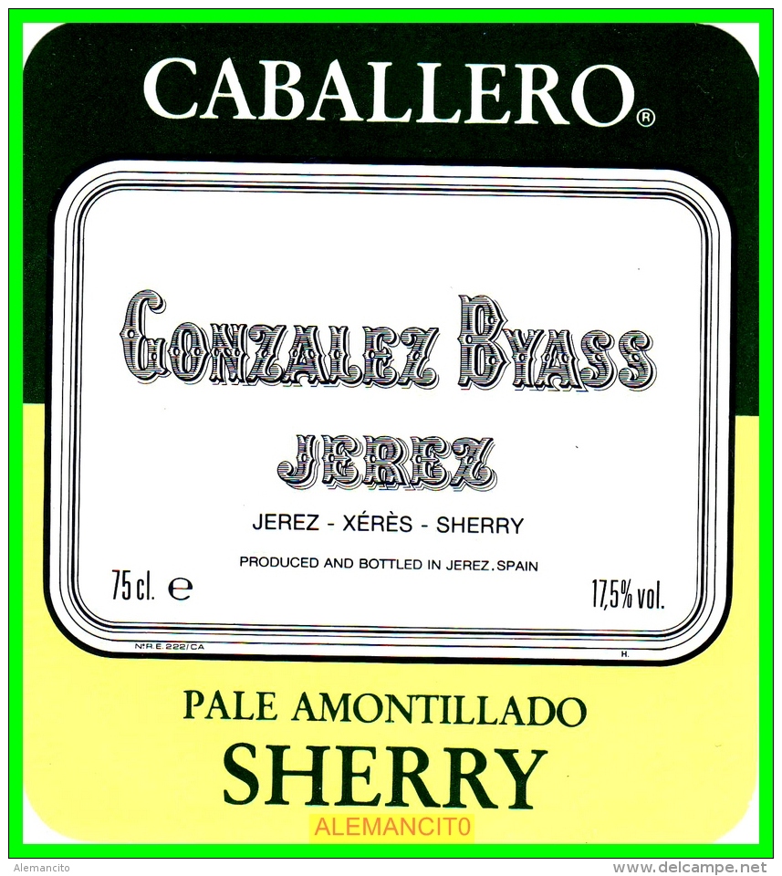 CABALLERO- GONZALEZ BYASS  JEREZ - Otros & Sin Clasificación