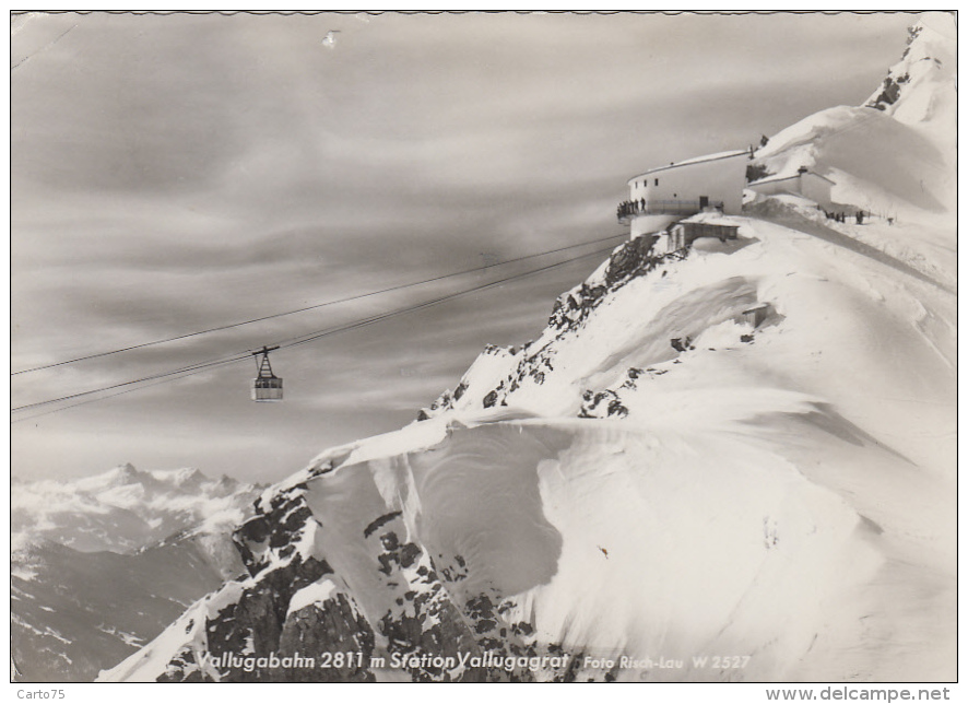 Autriche -  Vallugabahn - Station Vallugagrat - Station Téléphérique - 1957 - St. Anton Am Arlberg