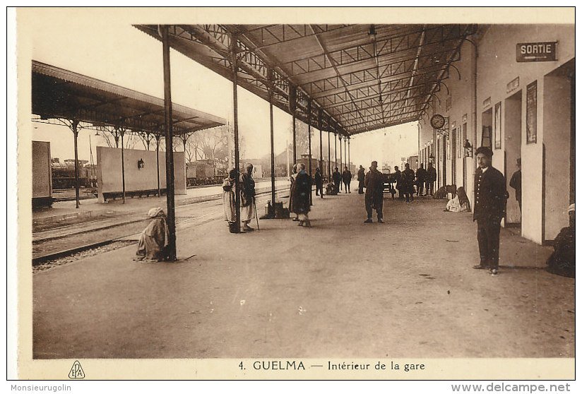 ALGERIE  ))  GUELMA   Intérieur De La Gare - Guelma